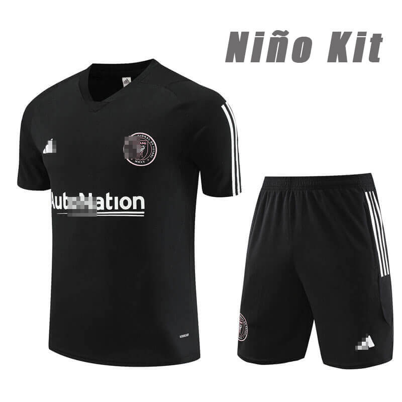 Camiseta de Entrenamiento de Inter Milan 2023/2024 Niño Kit Negro